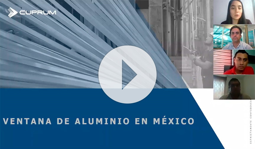 Webinar: Ventana de aluminio en México